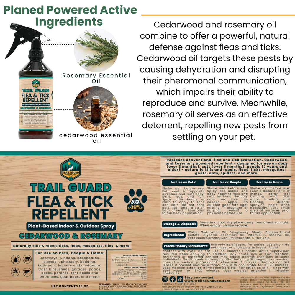 USA-made Trail Guard emphasizes sustainability and cruelty-free practices.