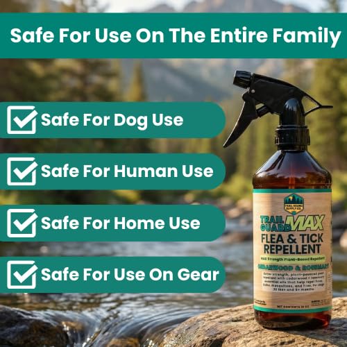 Backyard scene with Trail Guard Max for home pest protection