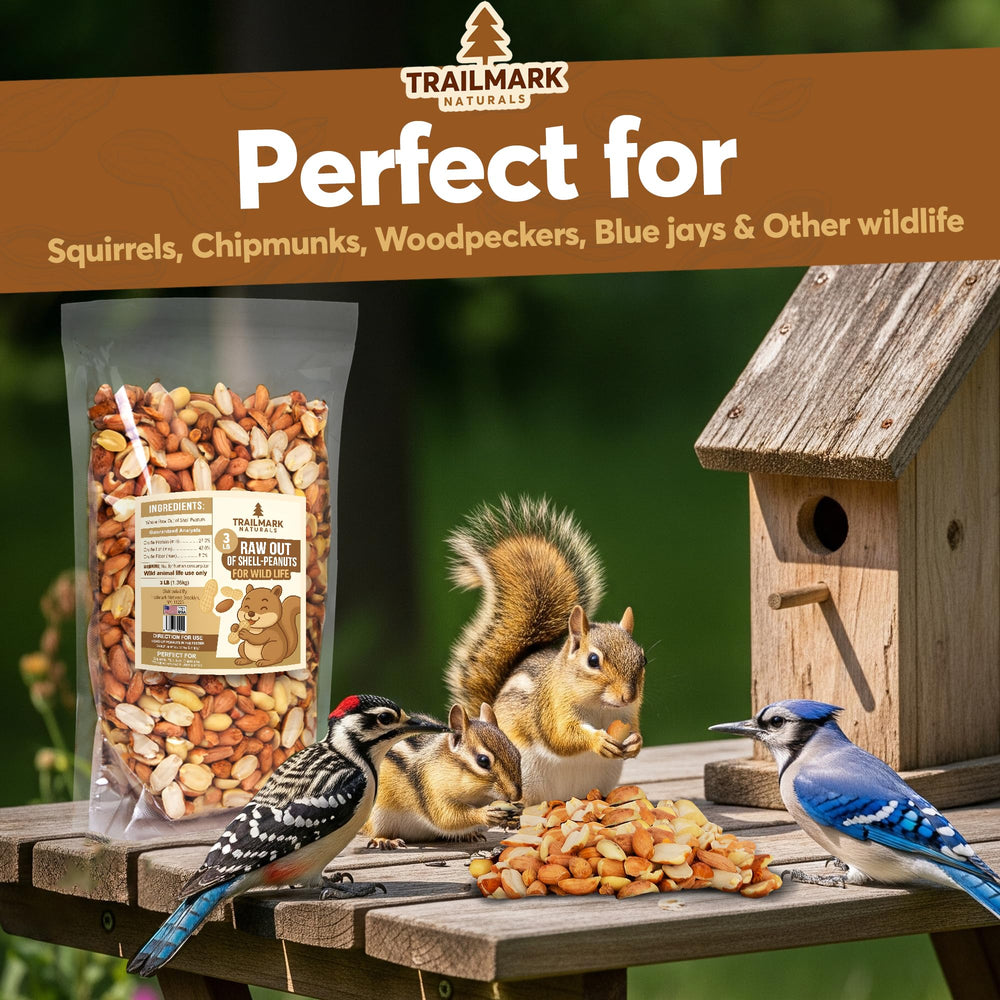 Trailmark Naturals USA-grown peanuts offer wholesome wildlife feed with no additives