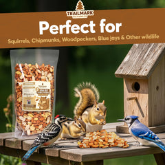 Trailmark Naturals USA-grown shelled peanuts for wildlife, fresh and natural