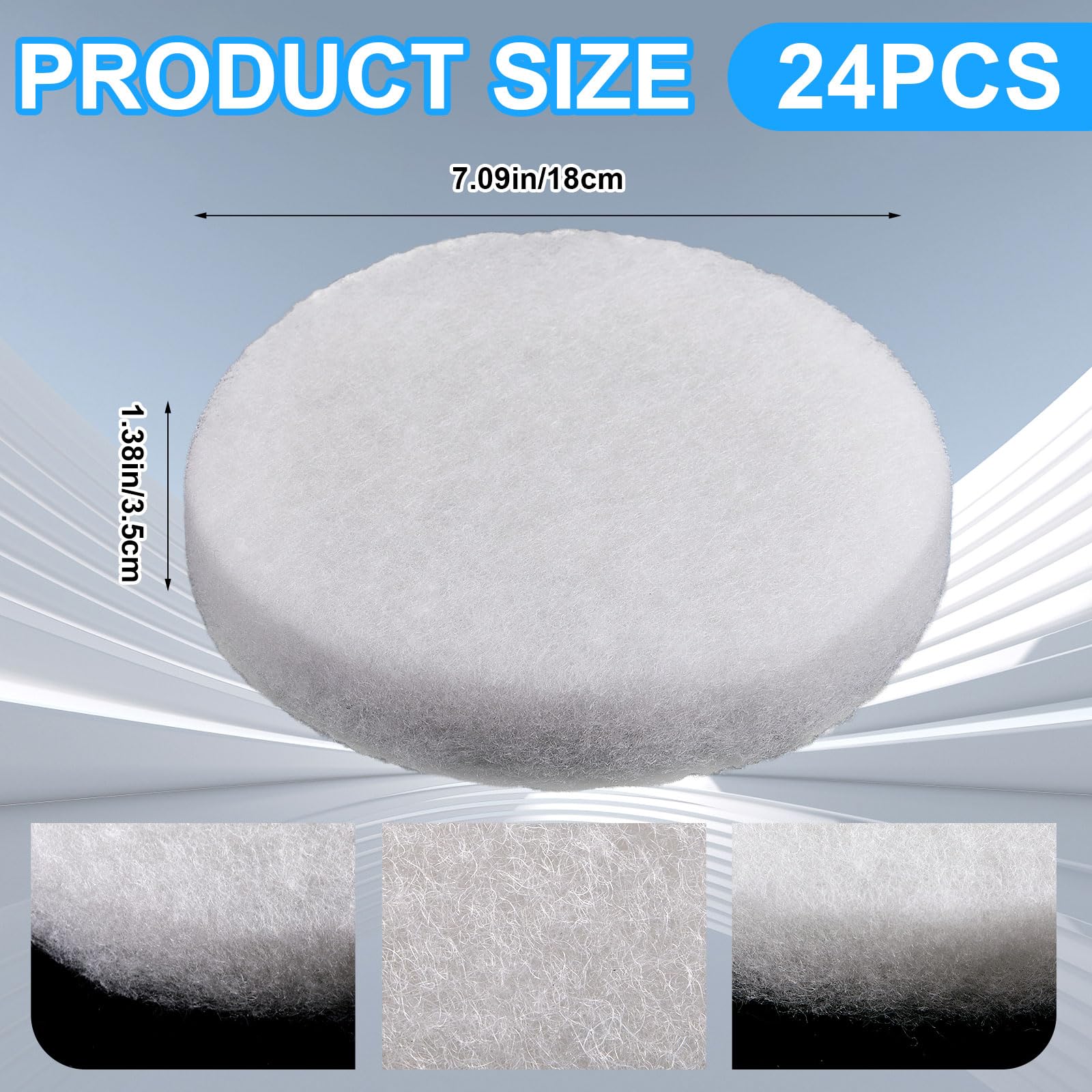 Tranqun pad compatible with Fluval Fx4 Fx5 Fx6 for easy replacement