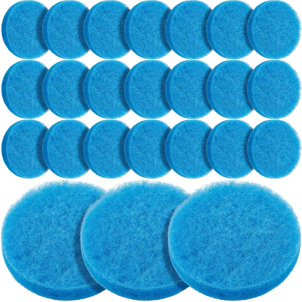 Tranqun water polishing pad pack of 24 in blue improves water clarity.