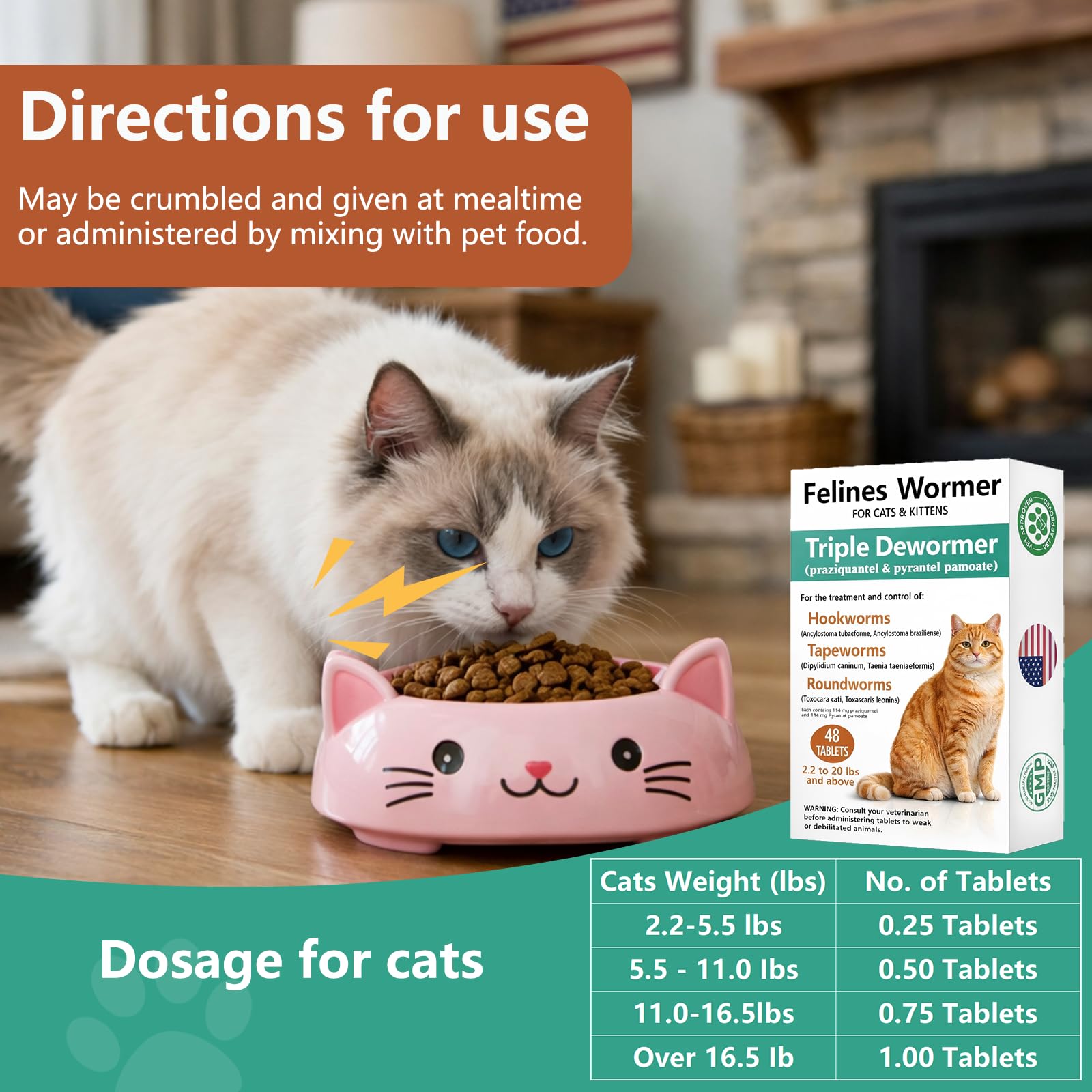 TRAVELMASTER kitten-friendly packaging supports early parasite control.