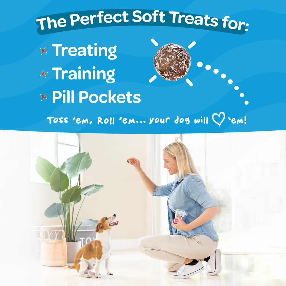 TREAT-A-BALLS Grain-Free Non-GMO Dog Treat with low calories