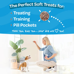 TREAT-A-BALLS Grain-Free Non-GMO Dog Treat with low calories