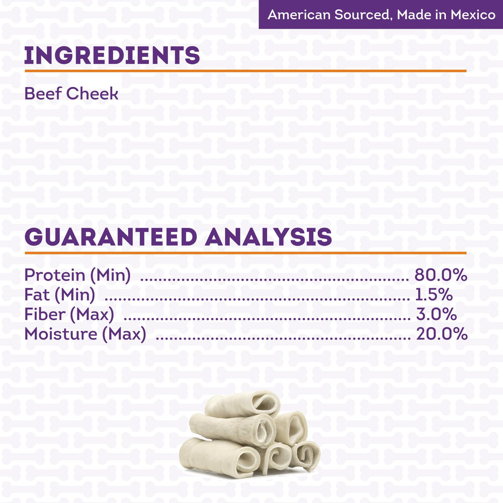 Treatly rawhide alternative chew: digestible collagen blend for dogs.