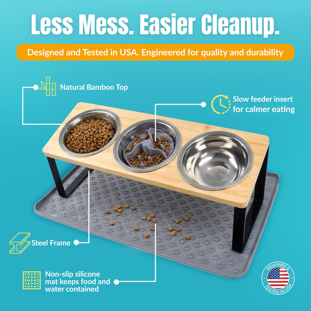 TRECKPET slow feeder insert supports slower eating to help digestion and safety.