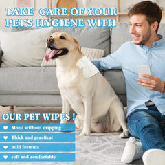 Treela dog wipes refresh skin and fur, keeping coats clean between baths.