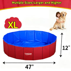 TrekFree pool features non-slip PVC bottom for safe splashing.