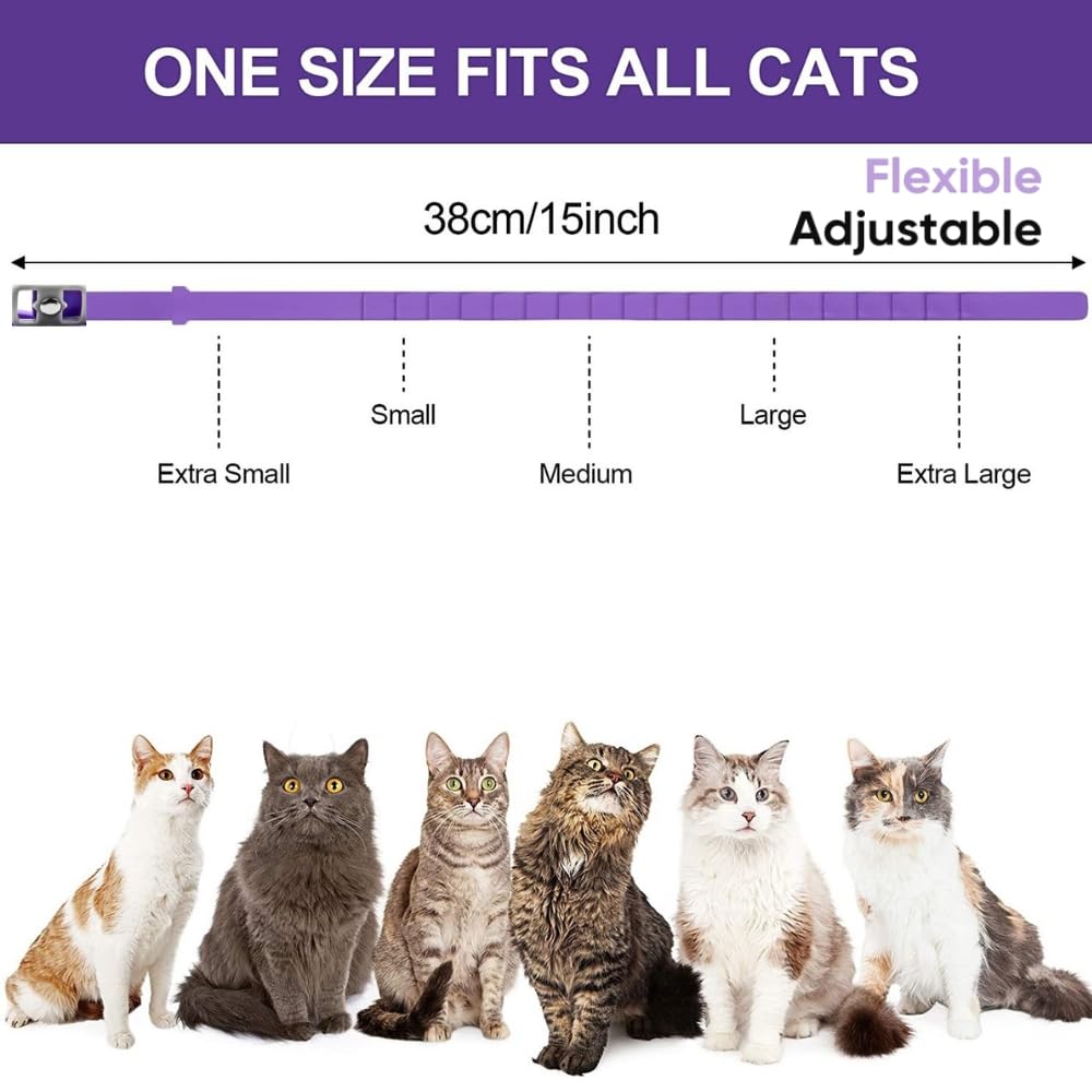 Trendy Hub cat calming collar adjustable fit for all cat sizes