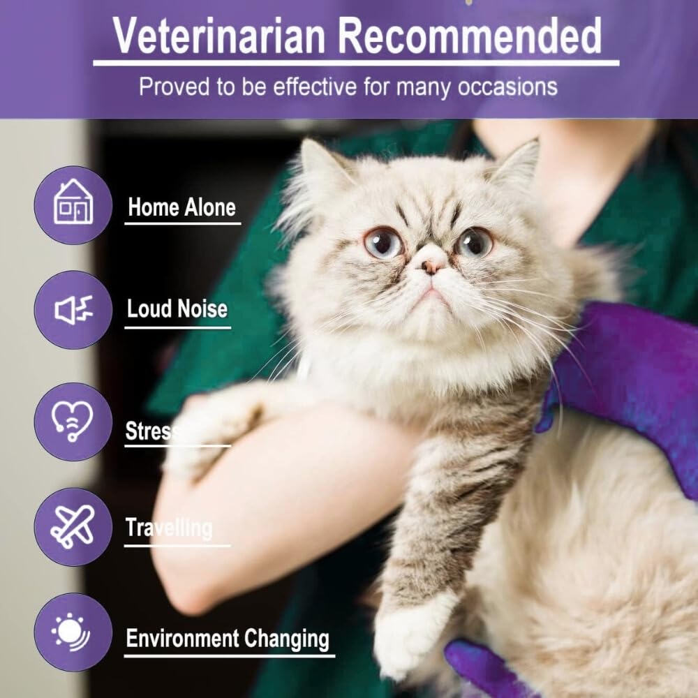 Trendy Hub cat calming collar showing breakaway safety clasp for safety
