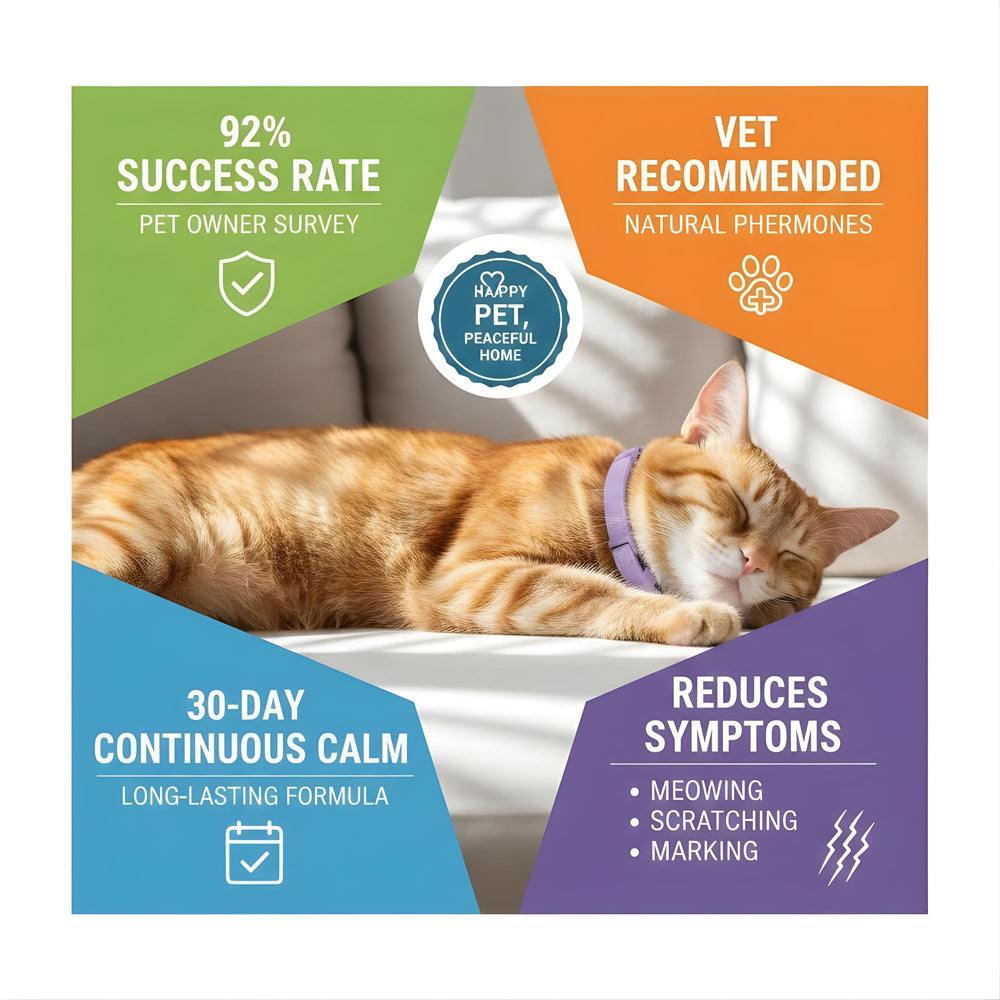 Trendy Hub vet-recommended and safe cat calming collar