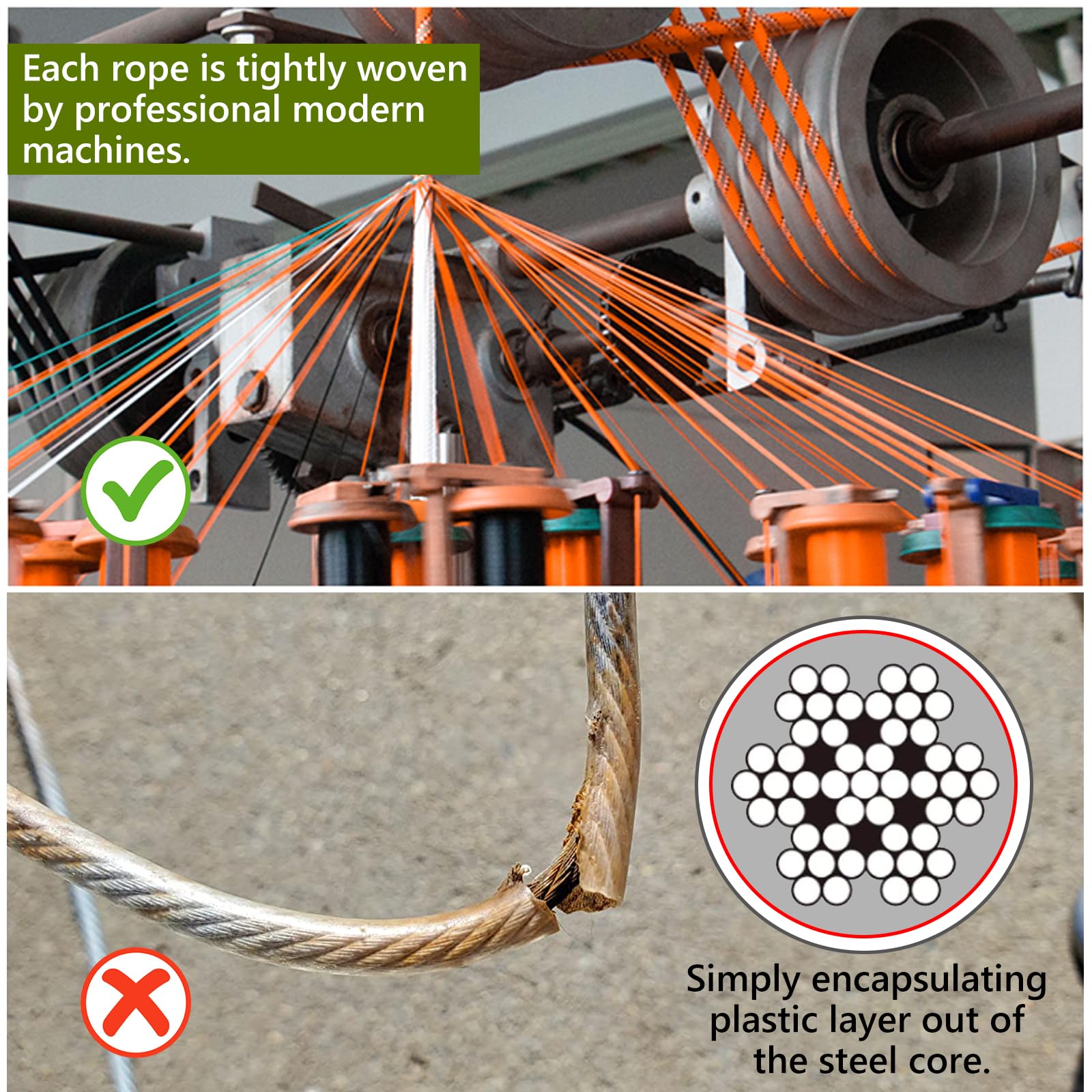 Tresbro 360-degree tangle-free clip helps smooth line adjustments.