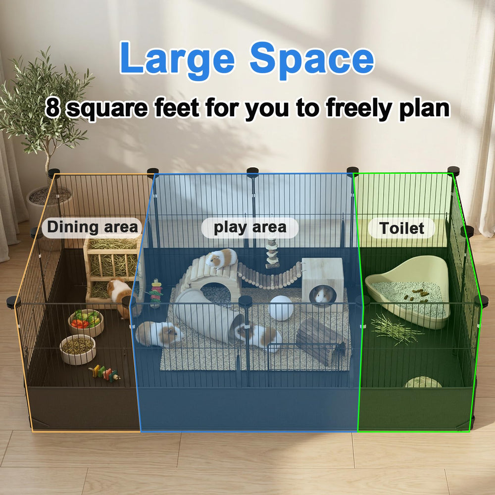 Indoor playpen area from Tresbro offers 8 square feet of space.