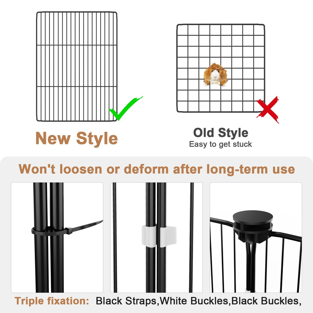 Tresbro guinea pig cage with one-hand release hook for easy setup.