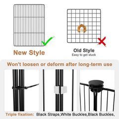 Tresbro guinea pig cage with one-hand release hook for easy setup.