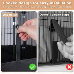 Tresbro guinea pig cage with triple reinforcement for stability.