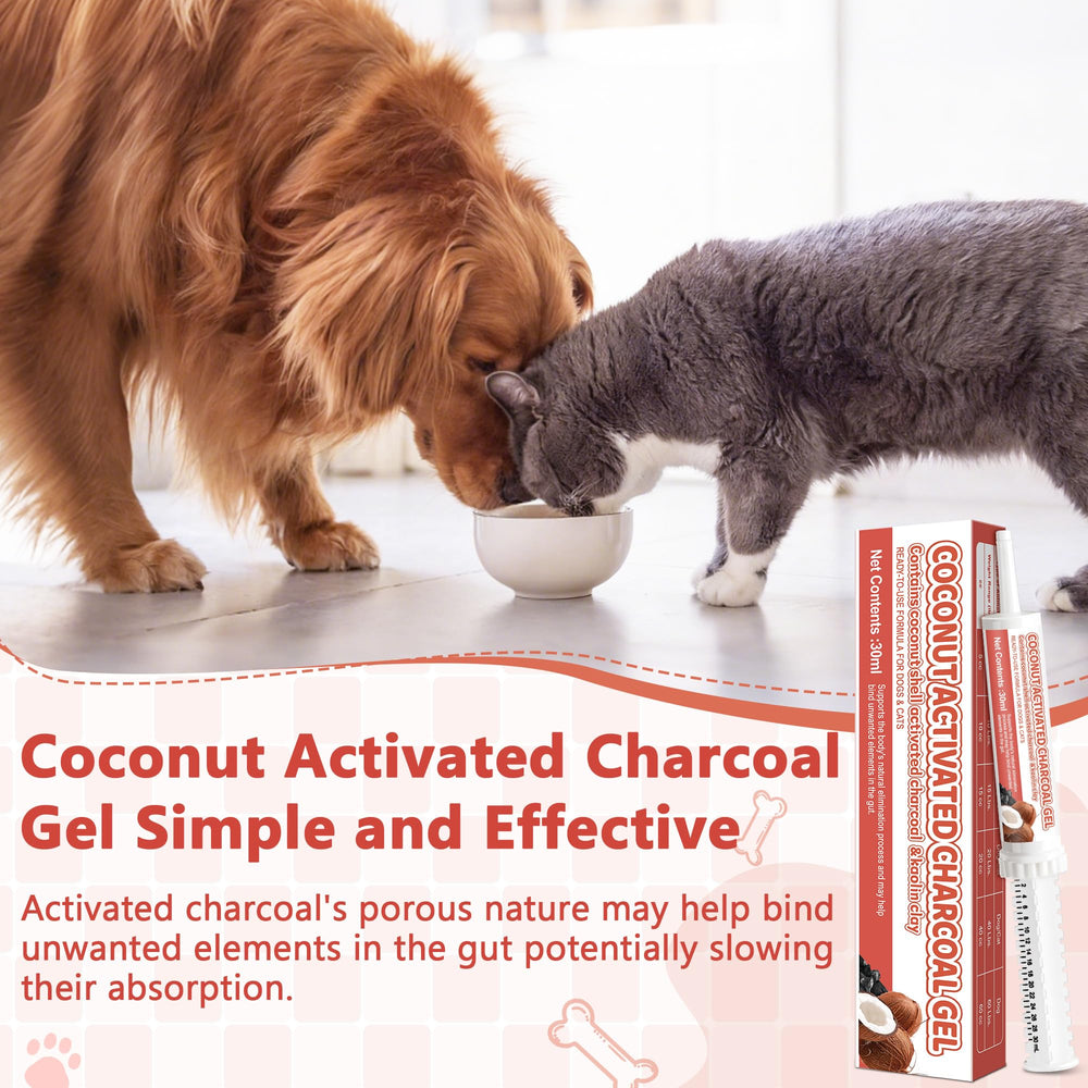 Closeup of Trihood charcoal paste tube showing easy-to-use packaging