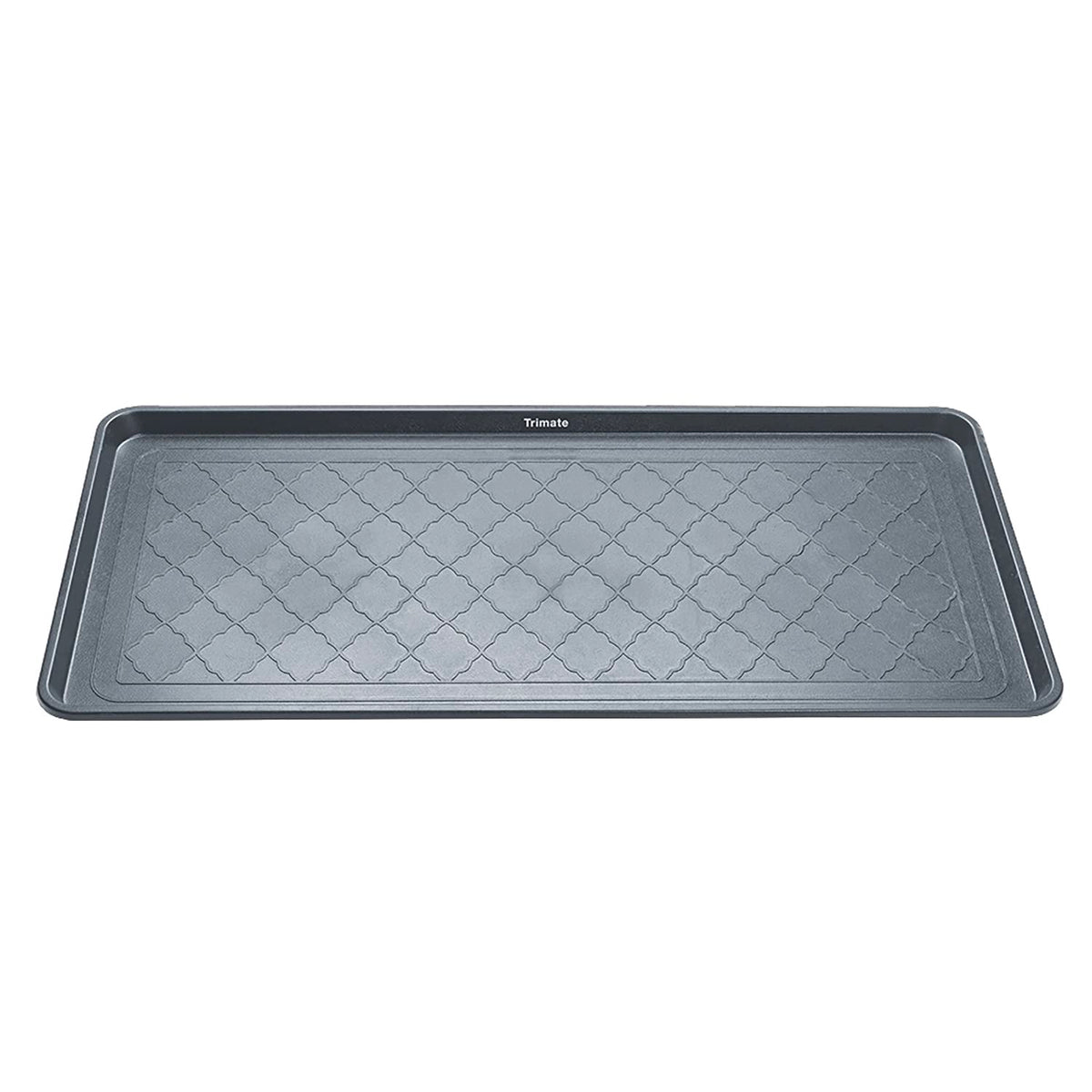 Trimate all-weather boot tray on the exterior porch helps contain mud.