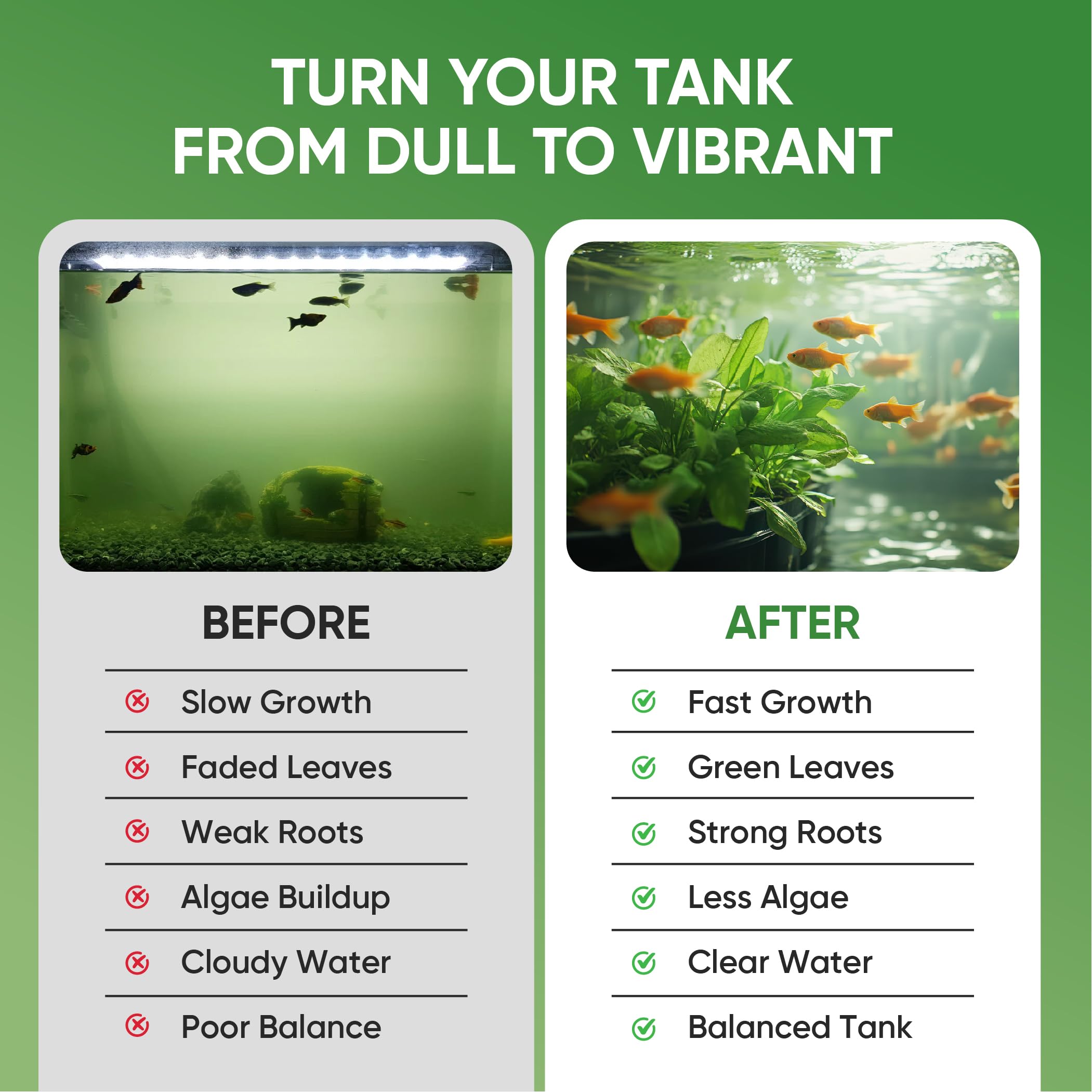 Aquarium plant care setup featuring Flourish kit for healthier greenery.