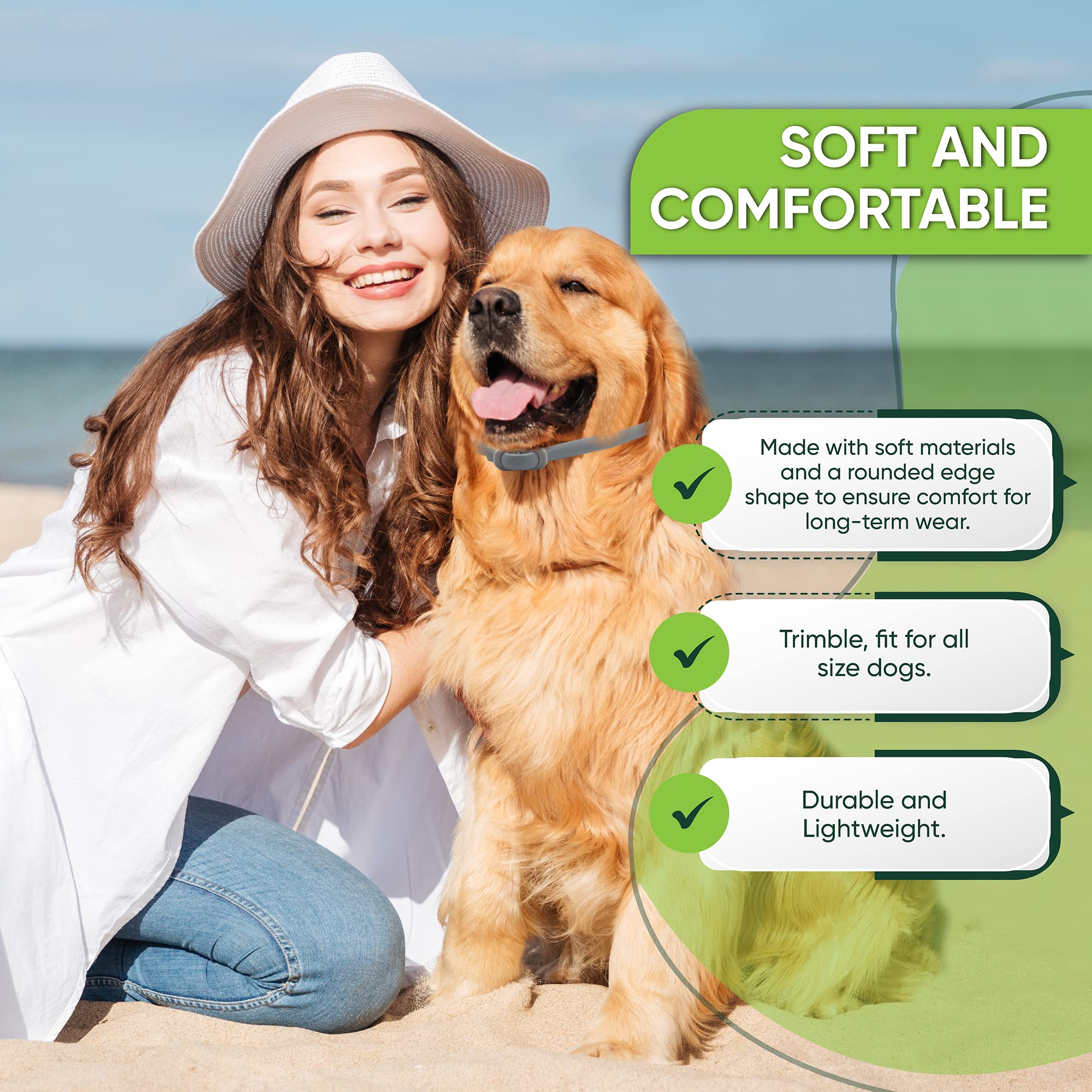 TriOak 8-month protection collar providing long-lasting flea and tick defense during outdoor adventures.