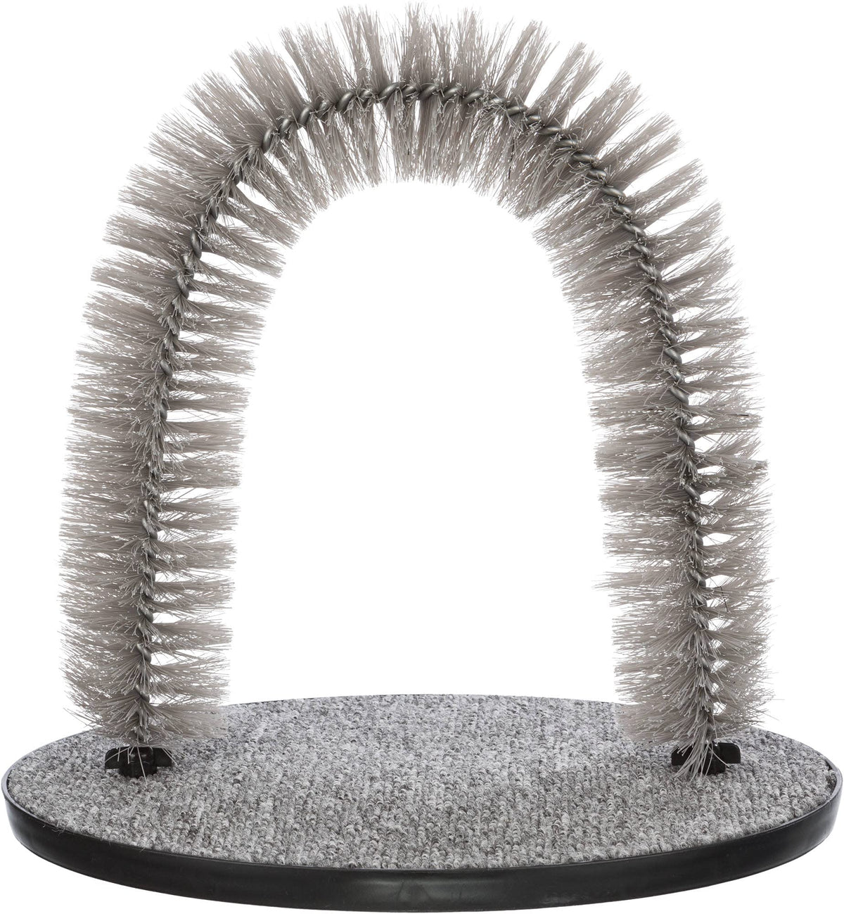 TRIXIE cat massager arch with bristle ring for gentle fur brushing