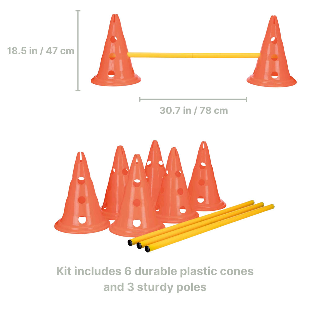 TRIXIE multi-layout training lets you create varied obstacle courses.