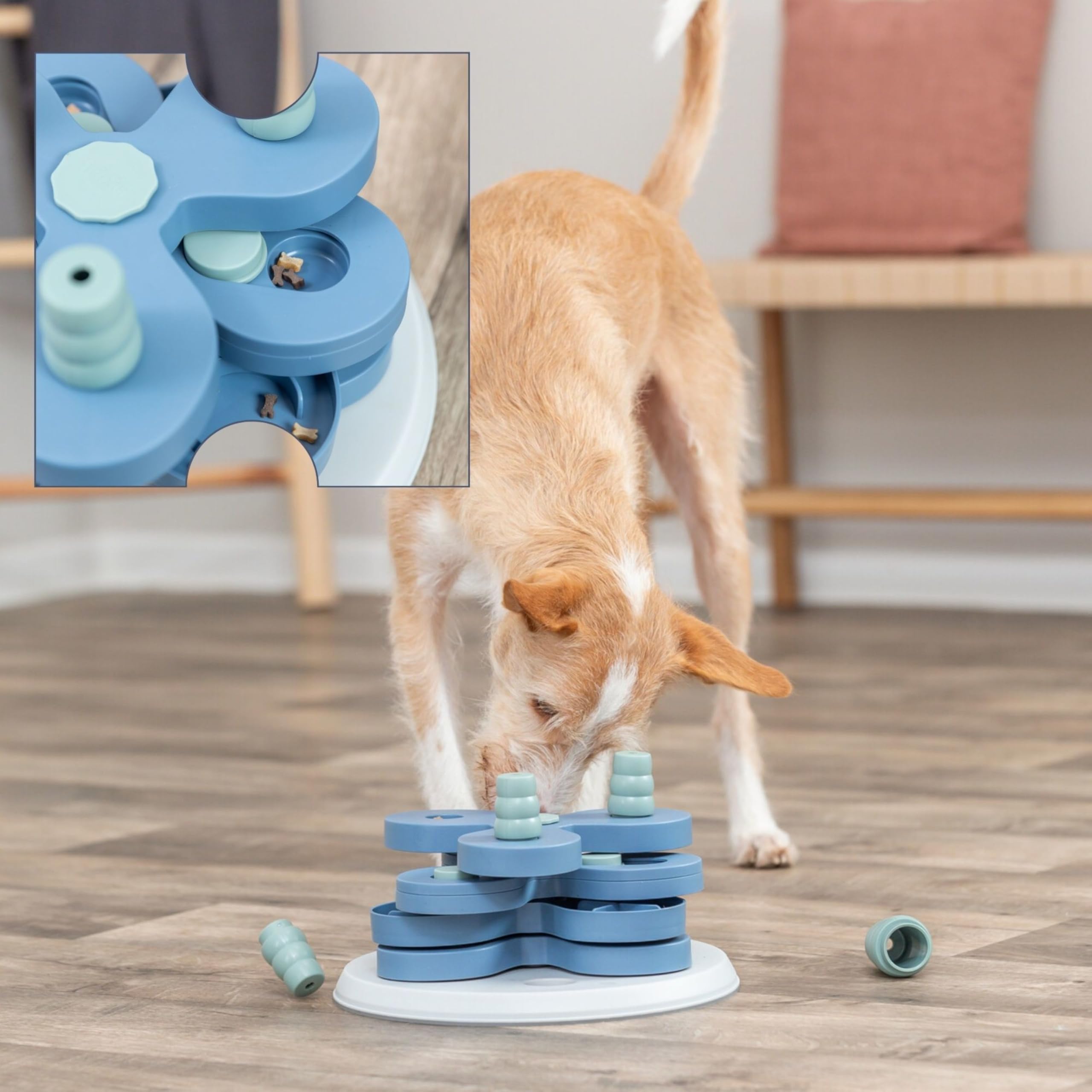 TRIXIE Flower Tower dishwasher-safe design for easy cleaning after use