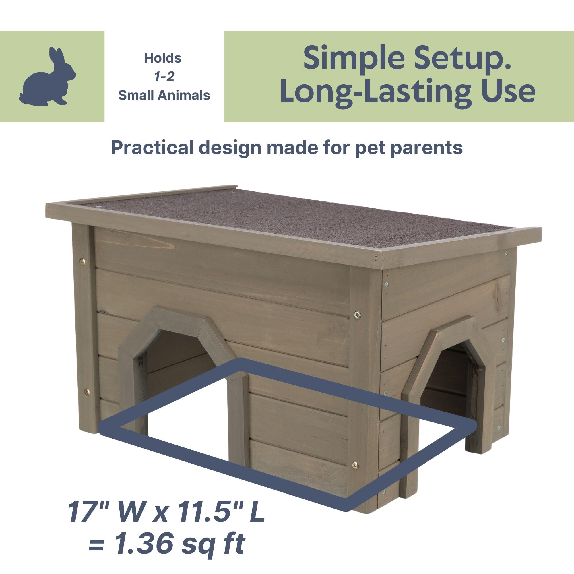 TRIXIE hideout supports cozy playtime for small pets