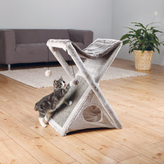 TRIXIE Miguel sisal scratching surface on angled cave, protecting furniture.