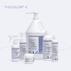 TrizCHLOR 4 Wipes cat application supports gentle area cleansing