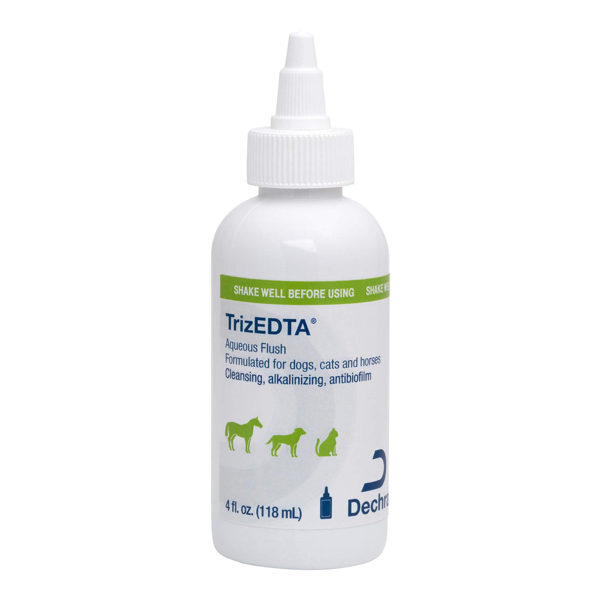 TrizEDTA Aqueous Flush bottle front view for gentle ear cleansing