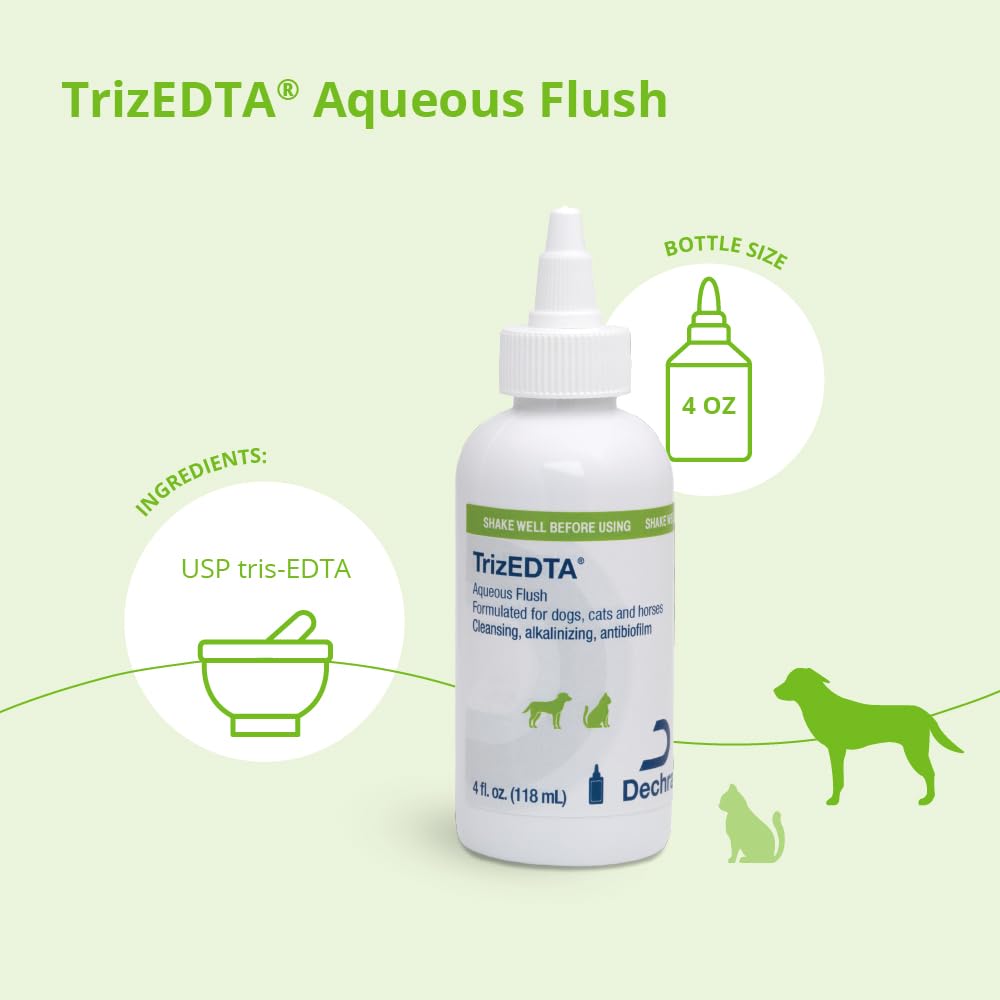 TrizEDTA Aqueous Flush used on a dog for in-home ear care