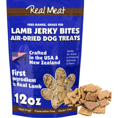 TRMC Real Meat Dog Treats lamb jerky bite-sized for dogs, high-protein reward