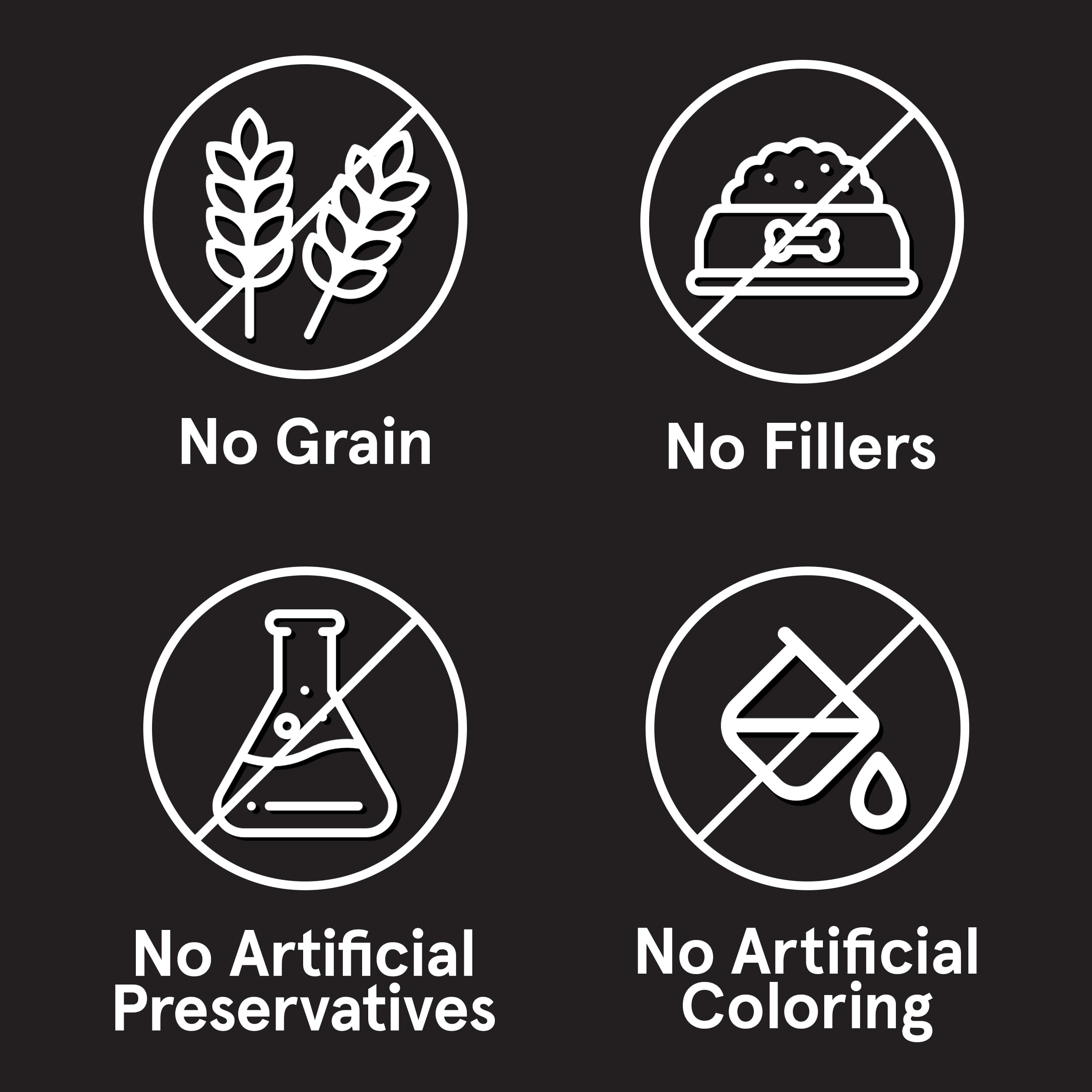 TRMC USA-crafted venison dog food label emphasizes ethical sourcing.