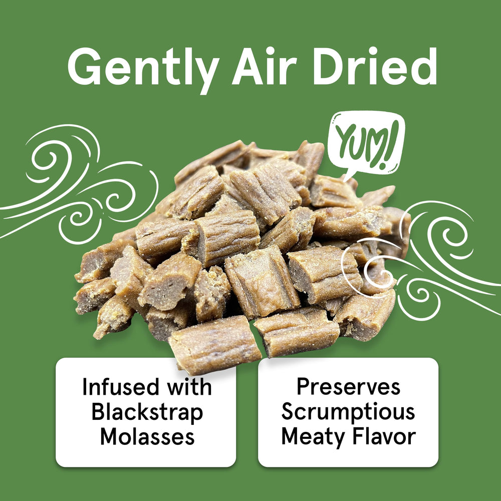 TRMC USA-made dog treats crafted for training success.