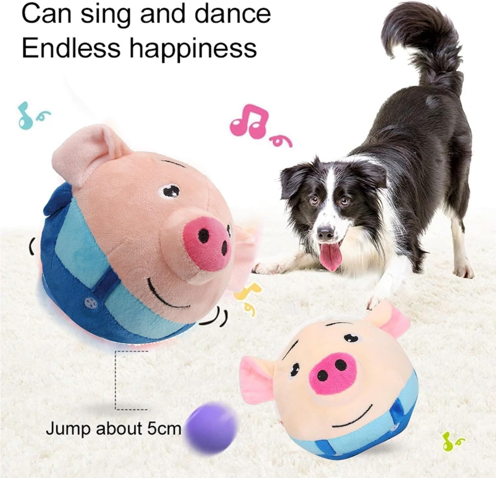 Tropame musical pet toy with built-in microphone for extra play.
