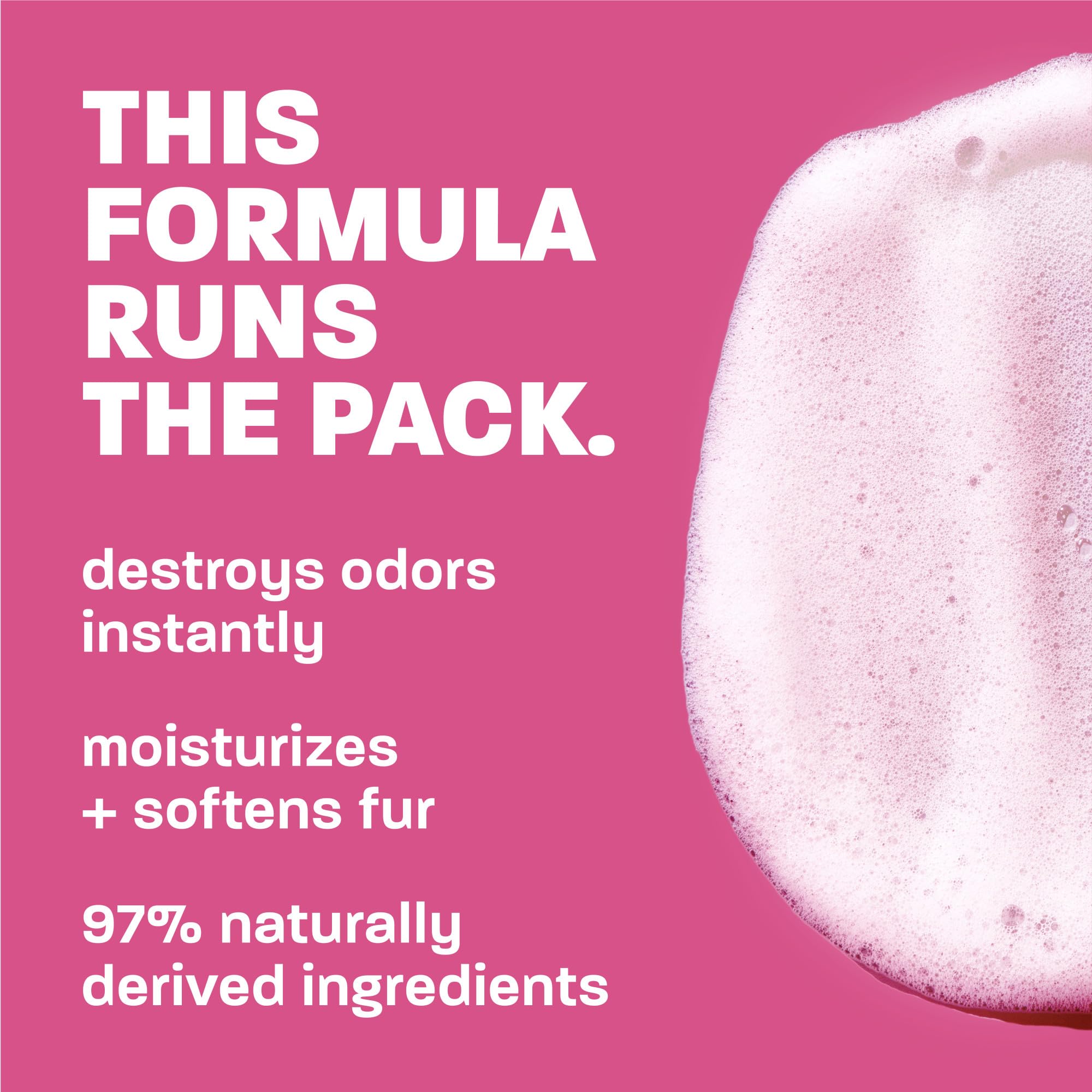 TropiClean 3-in-1 formula cleanses, nourishes, deodorizes dogs