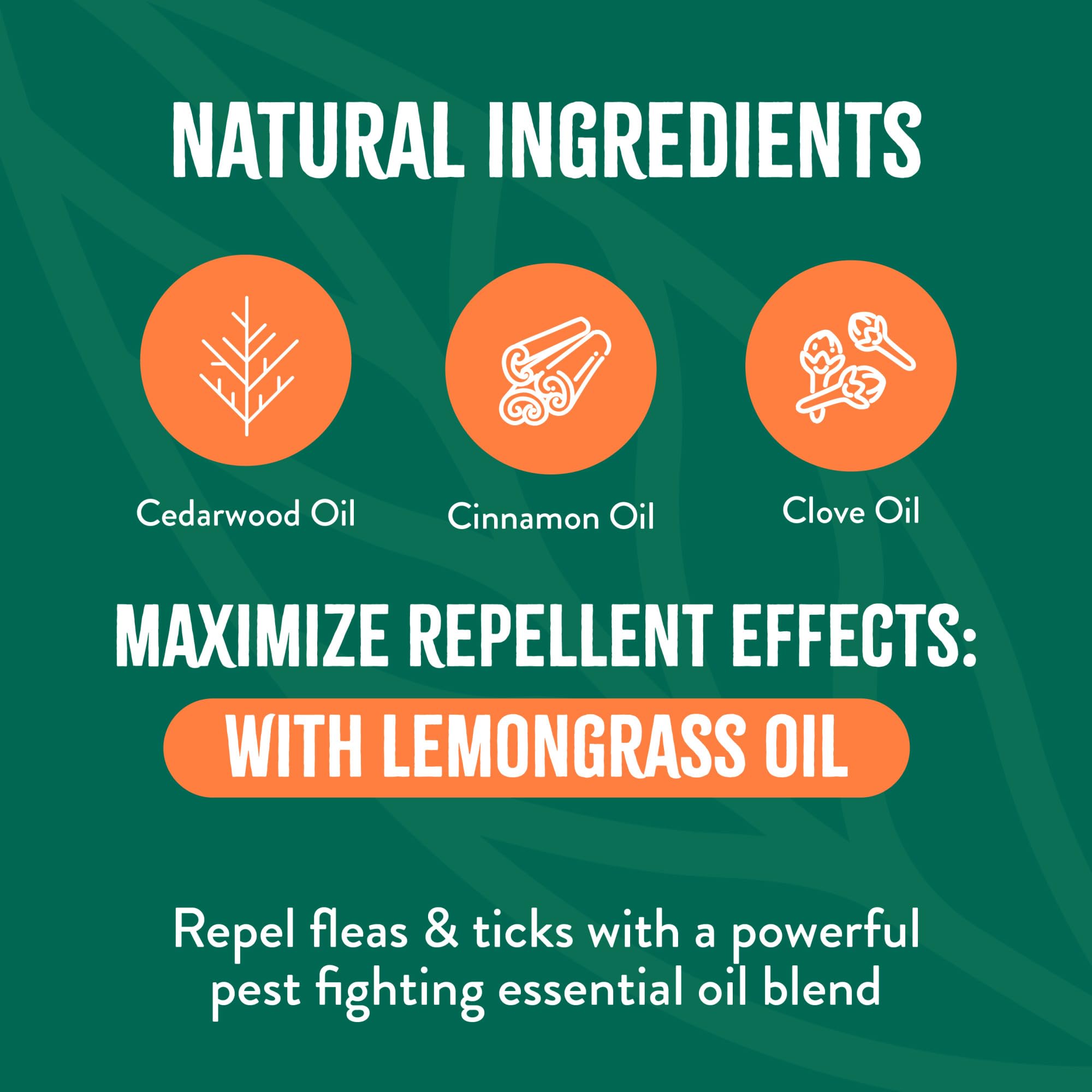 Citrus-scent TropiClean yard spray leaves fresh outdoor scent.