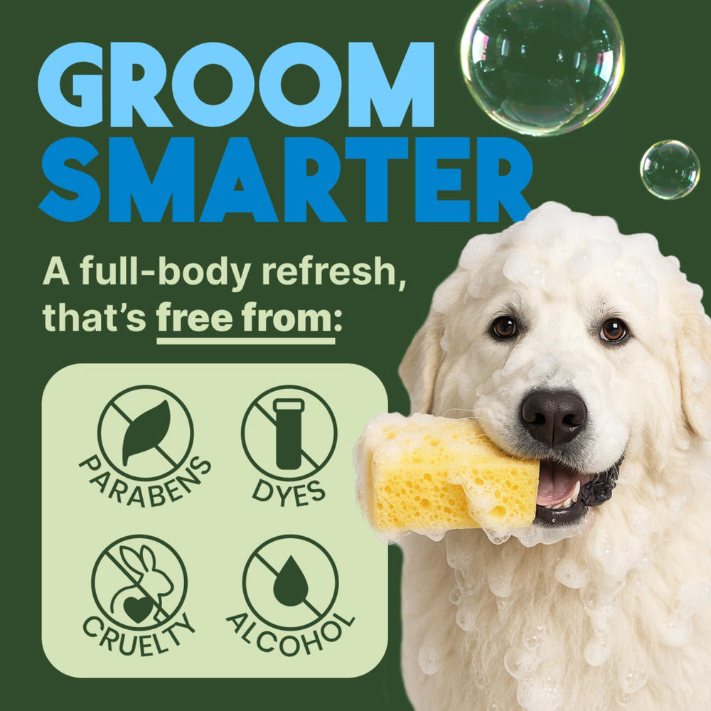 TropiClean Deshedding Dog Shampoo puppy-safe formula suitable for young dogs.
