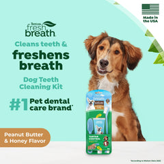 TropiClean double-sided toothbrush highlights efficient two-way cleaning for teeth and gums.