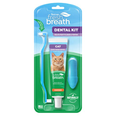 TropiClean Fresh Breath Cat Toothbrush helps clean teeth during at-home brushing