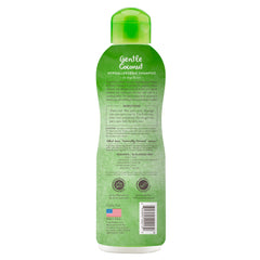 TropiClean Gentle Puppy Shampoo rich lather showcases 5X cleaning power in action.