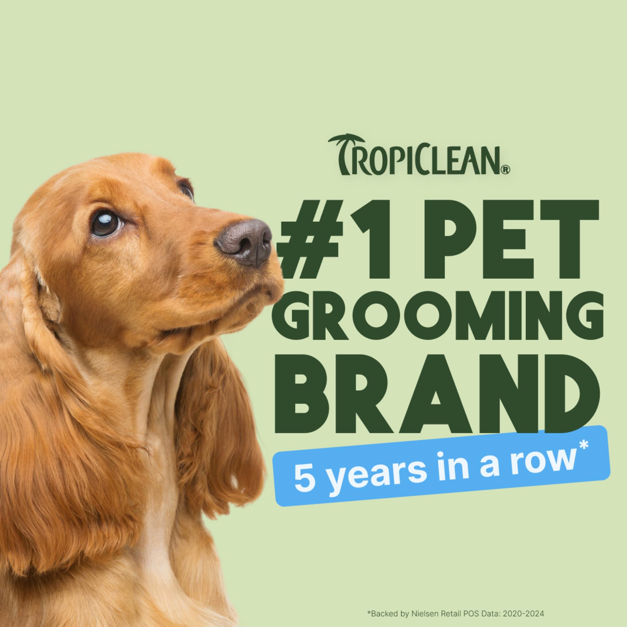 TropiClean wipe cleans a pet's body with a sensitive-skin friendly formula.