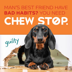 TropiClean No Chew Spray on furniture to protect from chewing.