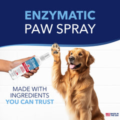 OxyMed enzyme blend calm irritation and discourage licking between toes.