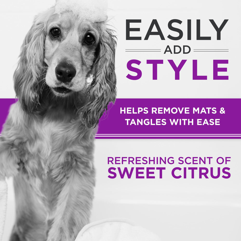 TropiClean Perfect Fur puppy-safe use demonstrates gentle cleansing for young dogs