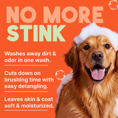 Puppy-safe TropiClean formula shown on the bottle label