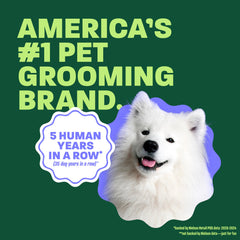 TropiClean puppy-safe label signals gentle care for puppies during wash.