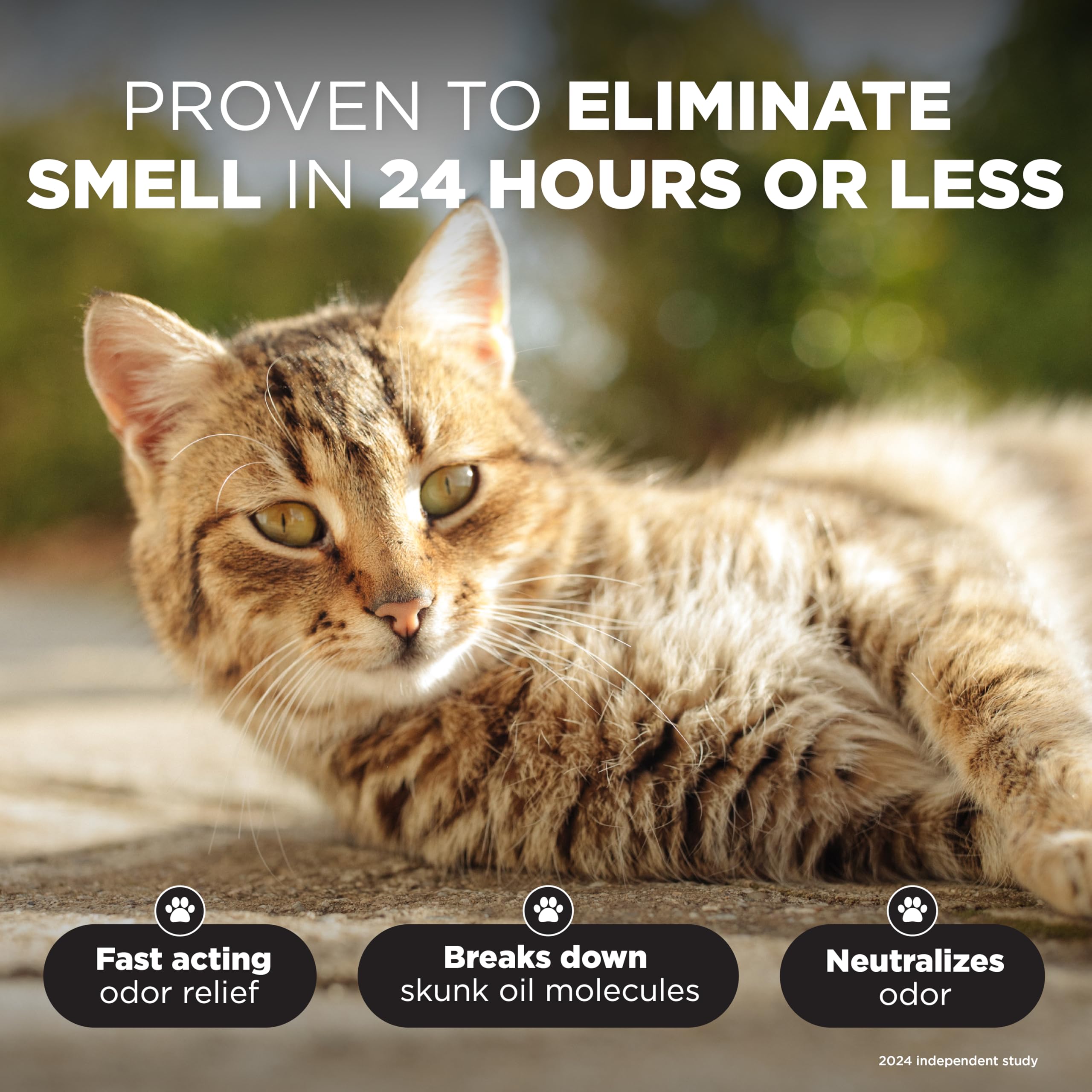 TropiClean Skunk Odor Control Shampoo five-minute wait for tough odors